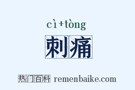 刺痛是什么意思的图片